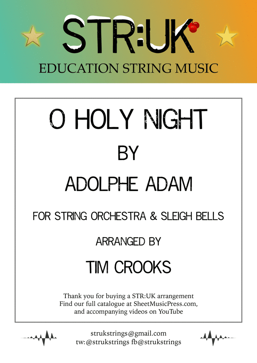 O Holy Night (String Orchestra) (arr. Tim Crooks)