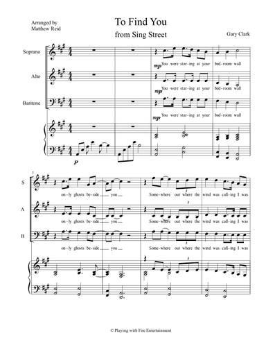 To Find You (arr. Matthew Reid)