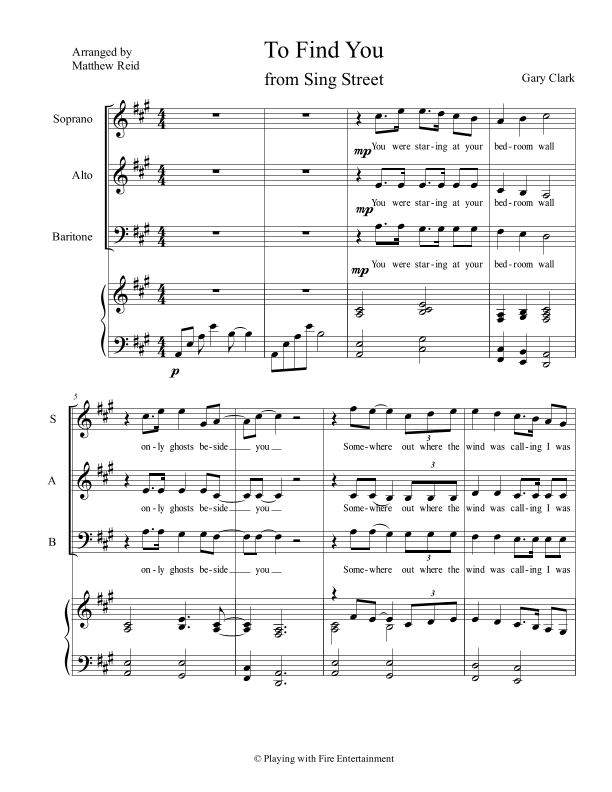 To Find You (arr. Matthew Reid)