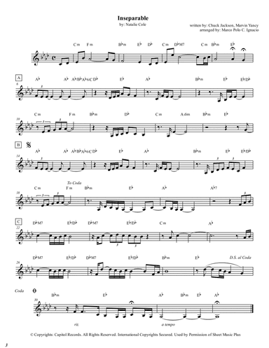 Inseparable (arr. Marco Polo C. Ignacio)
