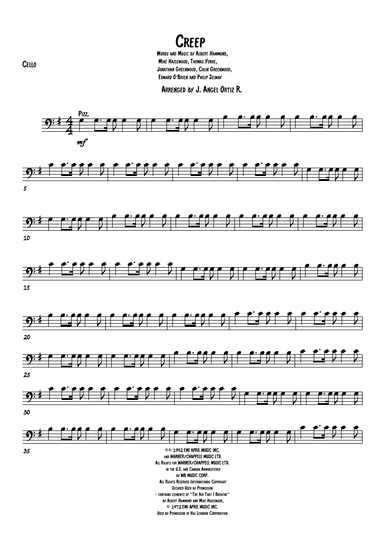 Creep (arr. Angeluz ramwagmoz)