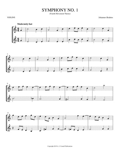 Symphony No. 1 (Fourth Movement Theme) (arr. Mark Phillips)