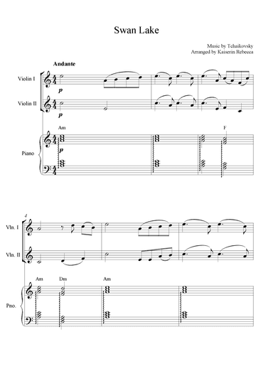 Swan Lake (arr. Kaiserin Rebecca)