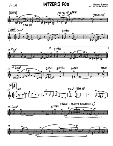 The Intrepid Fox (arr. Julian Horner)
