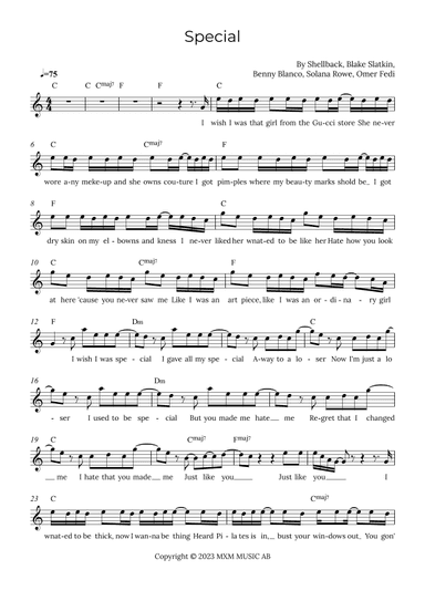 Special (arr. Alex Nunes Rodrigues)