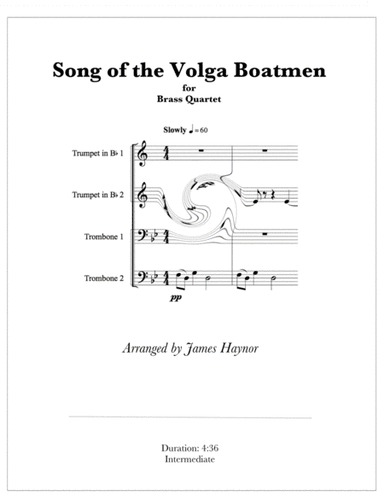The Song of the Volga Boatmen for Brass Quintet (arr. James Haynor)