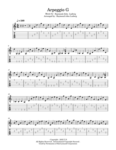 Arpeggio G