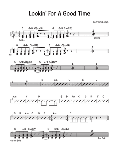 Lookin' For A Good Time (arr. David M Fagnant)