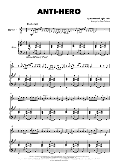 Anti-hero (arr. Tiago Cordeiro)