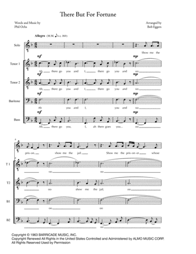 There But For Fortune (arr. Bob Eggers)