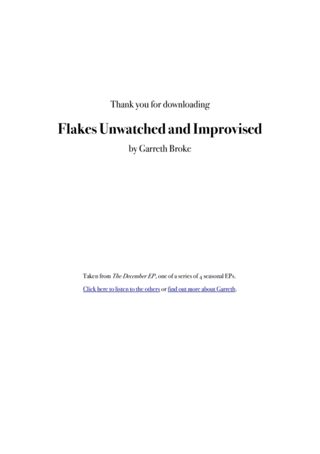 Flakes Unwatched And Improvised