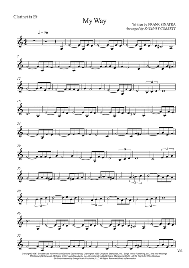 My Way (arr. Zachary Corbett)