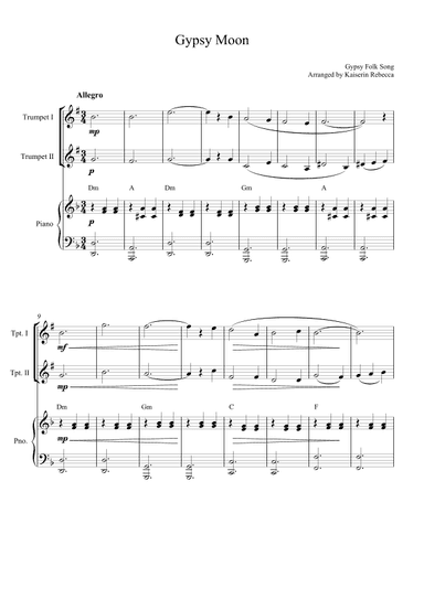 Gypsy Moon (arr. Kaiserin Rebecca)