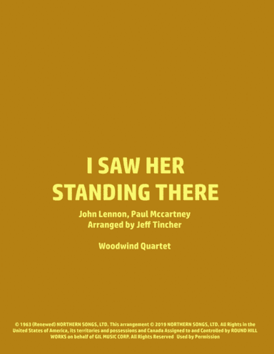 I Saw Her Standing There (arr. Jeff Tincher)