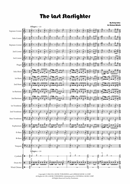 The Last Starfighter (arr. Richard Windle)