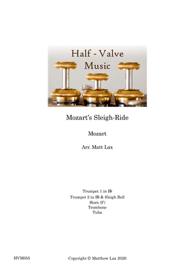 Mozart's Sleigh Ride (Brass Quintet) (arr. Matthew Lax)