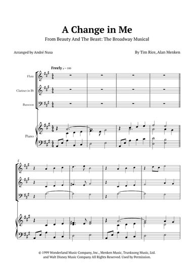A Change In Me (arr. André Nusa)