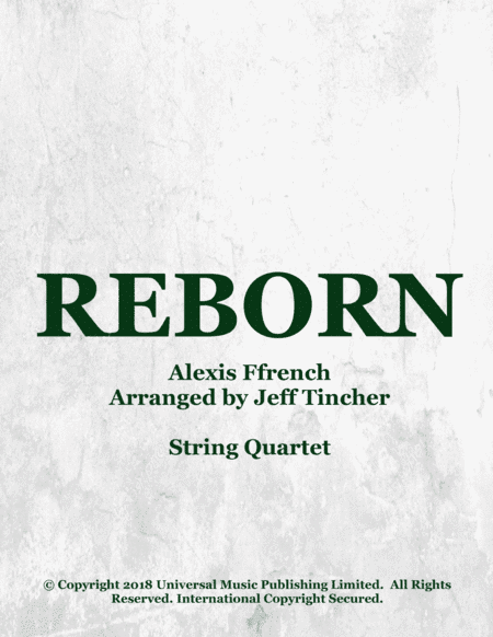 Reborn (arr. Jeff Tincher)
