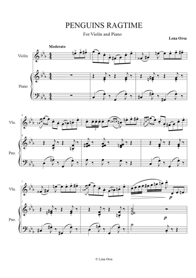 Penguins for Violin and Piano
