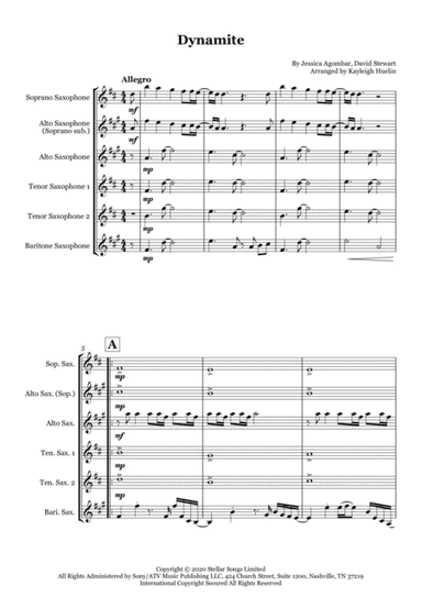 Dynamite (arr. Kayleigh Huelin)