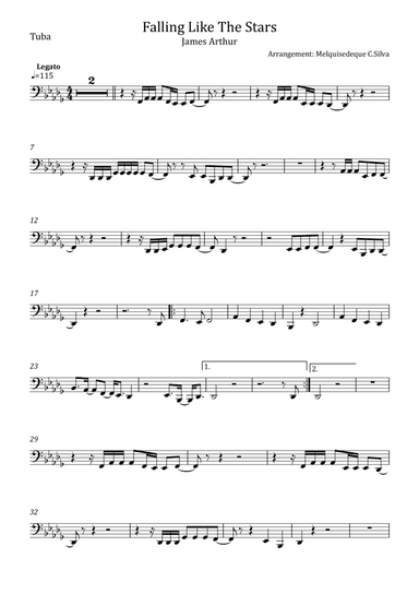 Falling Like The Stars (arr. Melquisedeque C.Silva)