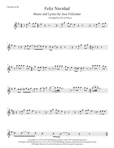 Feliz Navidad (arr. Kevin Busse)