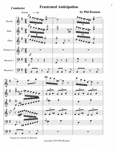 Frustrated Anticipation - woodwind sextet