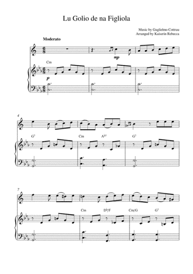 Lu Golio de na Figliola (arr. Kaiserin Rebecca)