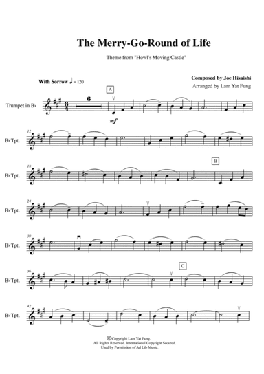Merry-go-round Of Life (arr. Lam Yat Fung)