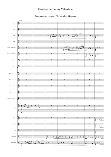 My Funny Valentine - Fantasy on Funny Valentine (arr. Christopher Gleeson)
