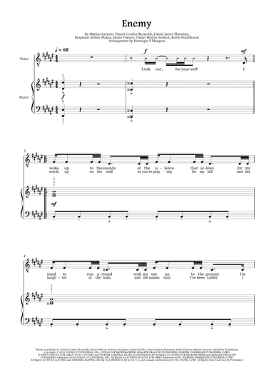 Enemy (arr. Henrique F Mangoni)