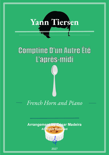Comptine D'un Autre Été: L'après-midi (arr. César Madeira)