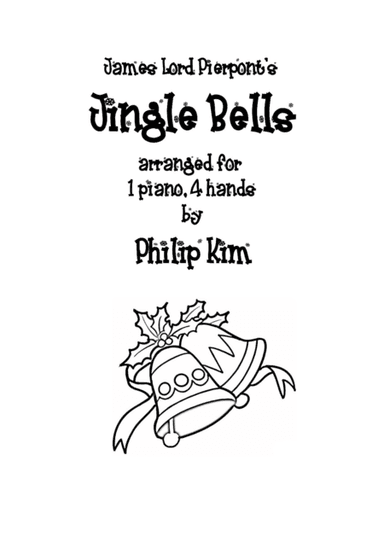Jingle Bells 1 piano 4 hands (arr. Philip Kim)