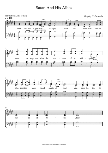 "Satan  and his allies"