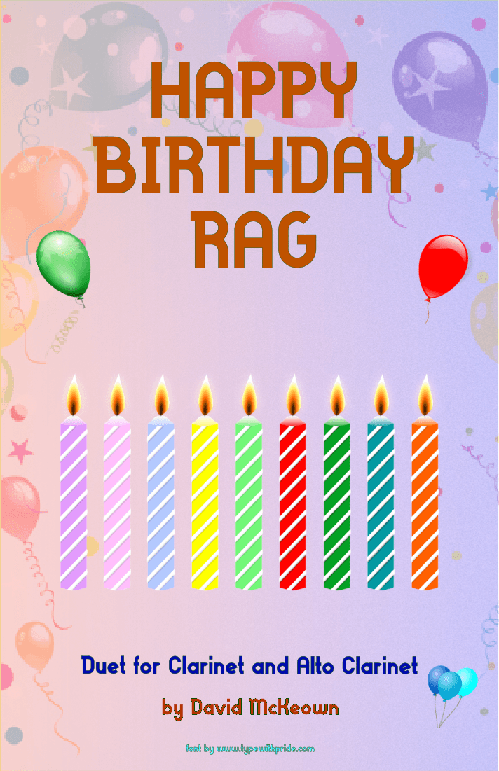 Happy Birthday Rag, for Clarinet and Alto Clarinet Duet (arr. David McKeown)