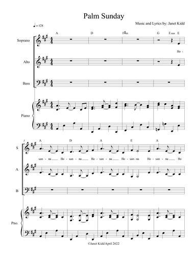 Palm Sunday - from Easter Vigil Cantata