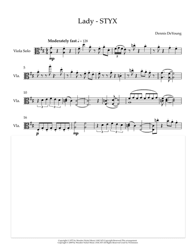 Lady (arr. Sherry Lewis)