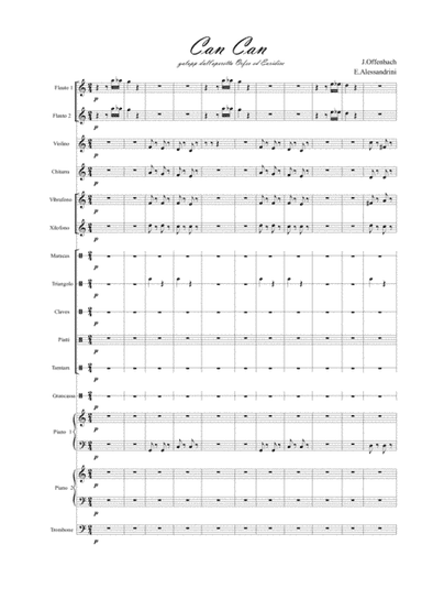 Can Can per orchestra (arr. Ester Alessandrini)