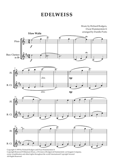 Edelweiss (arr. Danillo Porto)