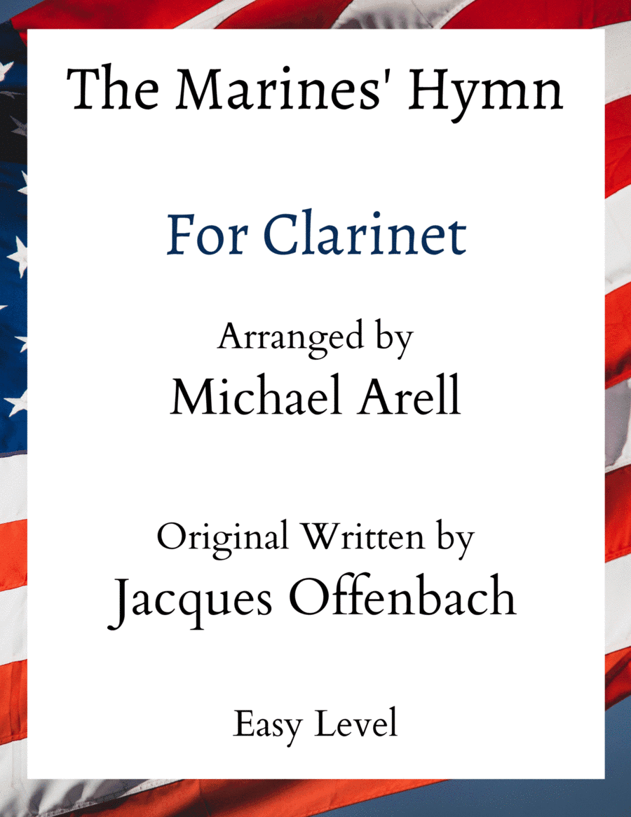 Marines' Hymn- Easy Clarinet (arr. Michael Arell)
