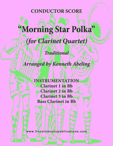 Morning Star Polka (for Clarinet Quartet) (arr. Kenneth Abeling)