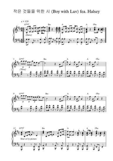 Boy With Luv (arr. Pineapplechord)