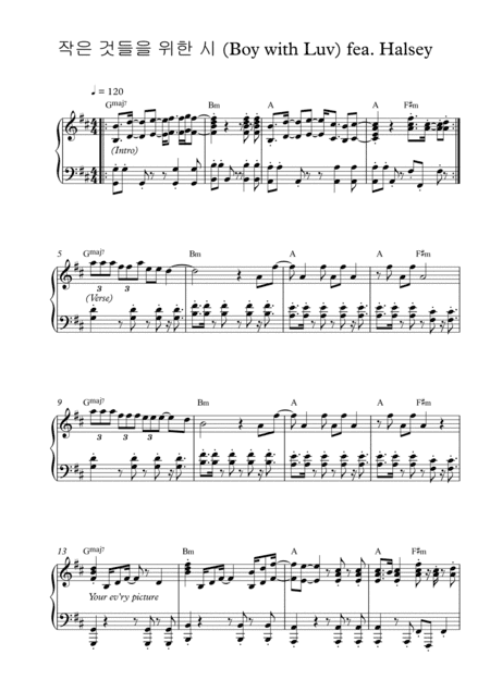 Boy With Luv (arr. Pineapplechord)