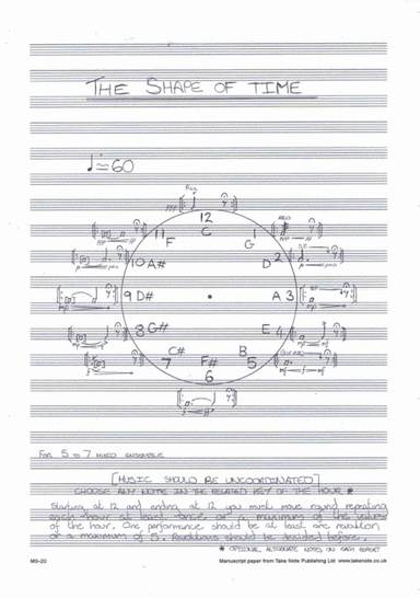 The shape of time + Melody with two chords