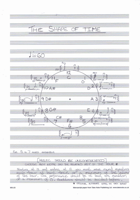 The shape of time + Melody with two chords