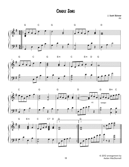 Cradle Song - Scottish Air (arr. Harp use Inspirations)