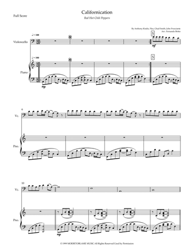 Californication (arr. Fernando Britto)