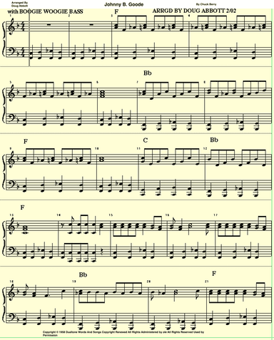 Johnny B. Goode (arr. Doug Abbott)