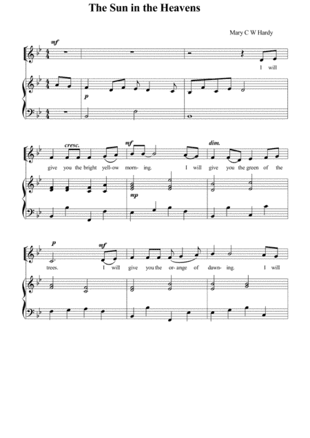 The Sun in the Heavens