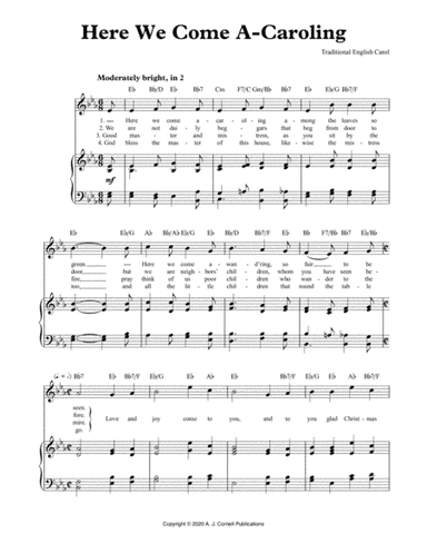 Here We Come A-Caroling (arr. Mark Phillips)
